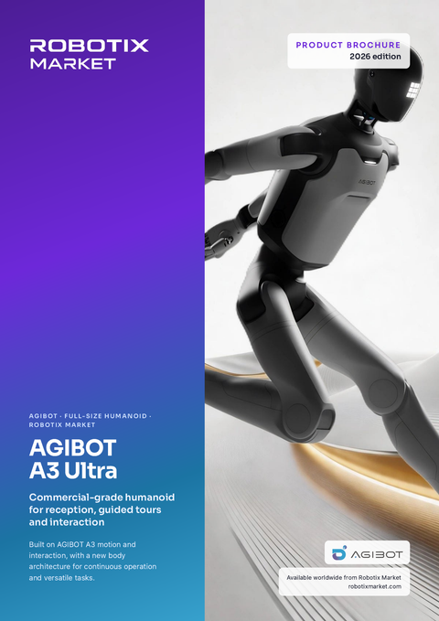 روبوت AgiBot A3 Ultra البشري الشكل التفاعلي عالي الرشاقة – كتيب المنتج