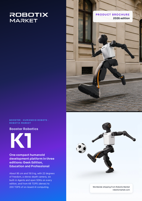 Robot humanoïde Booster Robotics K1 Education – Brochure du produit