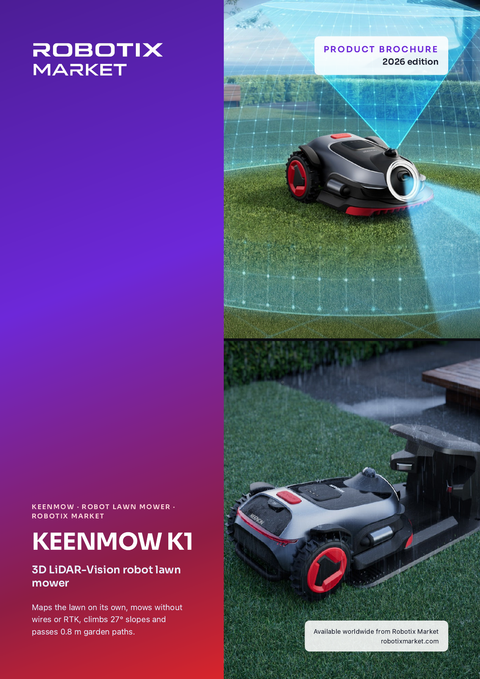 Keenon Keenmow K1 LiDAR Robot Lawn Mower – Product Brochure