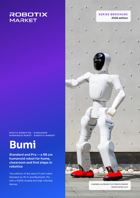Robot umanoide Noetix Bumi Standard – Brochure del prodotto