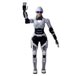 Robot humanoïde multilingue propulsé par IA AiMOGA Mornine